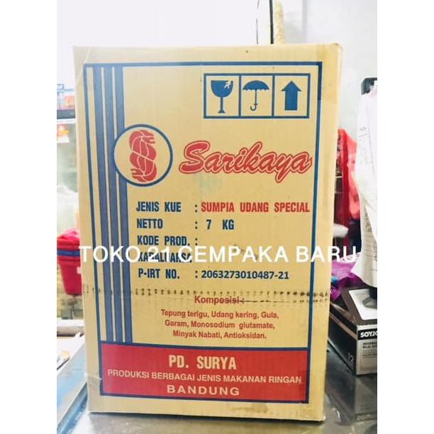 

Dijual Sumpia Udang Special Merek Sarikaya 1 Karton | Sumpia Abon Udang Murah Terlaris