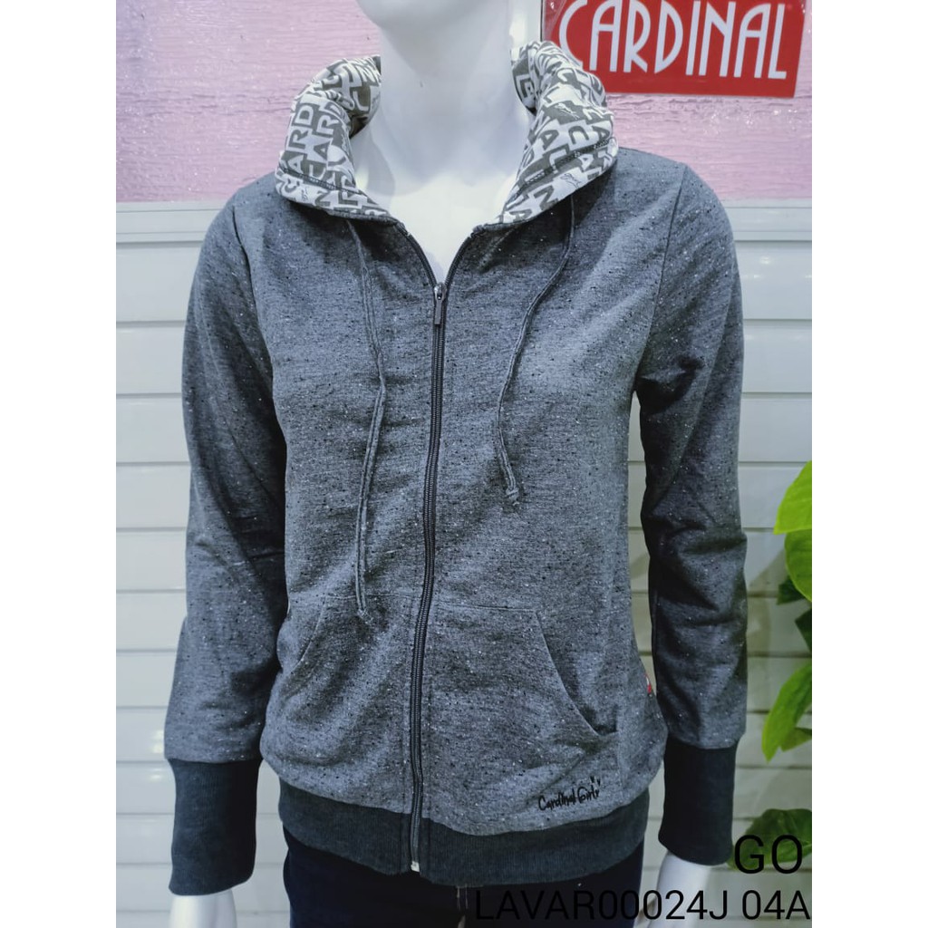 gof CARDINAL SWEATER GIRL Pakaian Wanita Outerwear Jaket Reguler Katun Polos Original