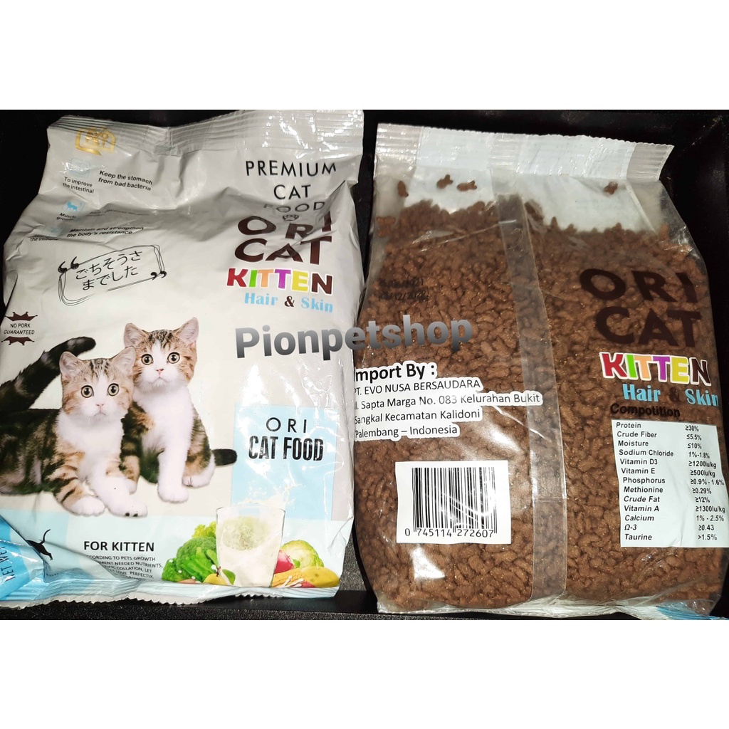 Ori Cat Kitten Freshpack 20kg/Makanan Anak Kucing Freshpack 20kg