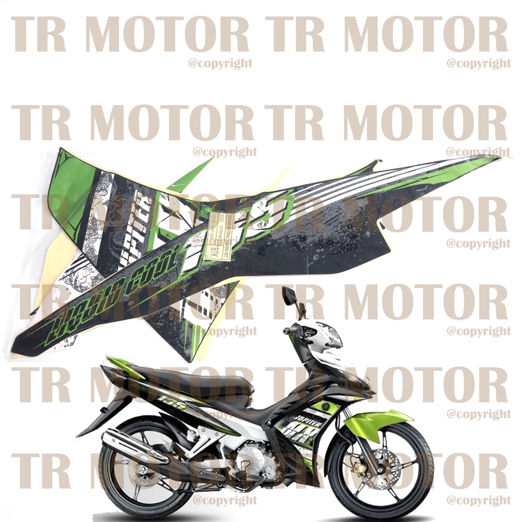 Stiker Motor Jupiter MX 135 2013 Sticker Striping Lis Full Set Motor