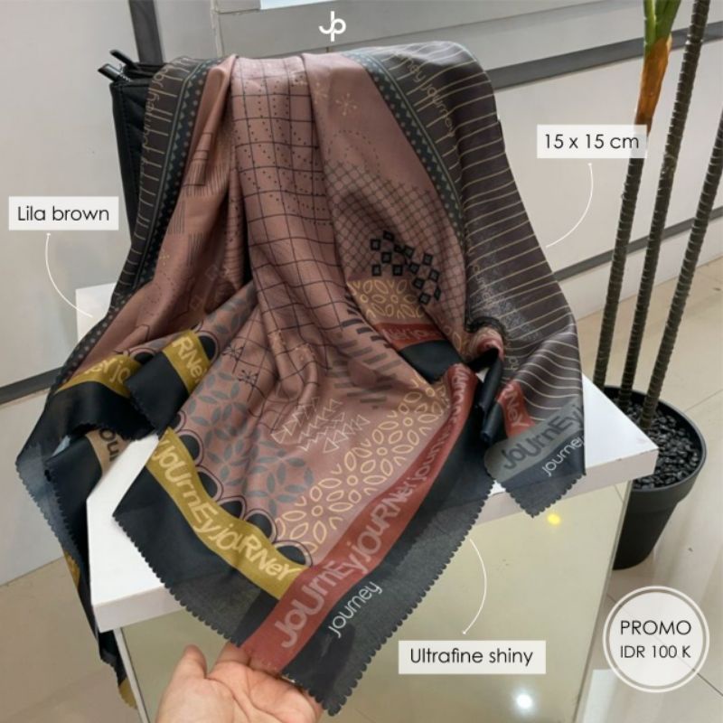 Journey hijab JP Lila brown