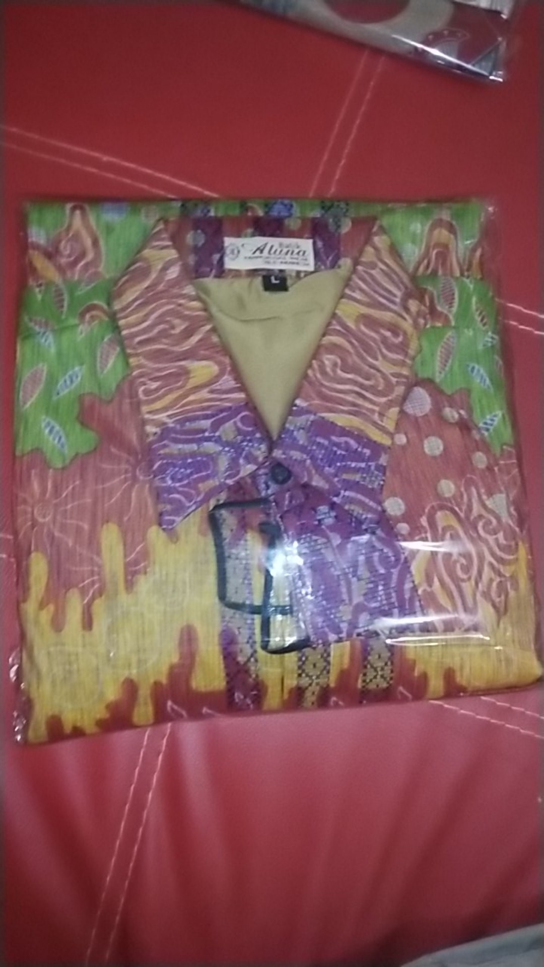 Batik Pria Pendek Tenun Super Premium Batik Solo Lengan Pendek Aluna Fpt 002