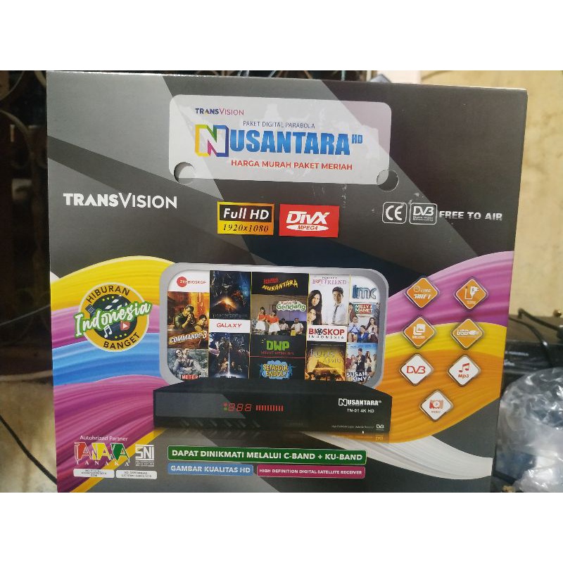 RECEIVER TRANSVISION NUSANTARA HD BLACKBERRY