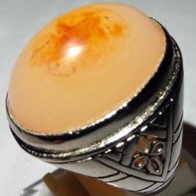 cincin batu akik cempaka madu