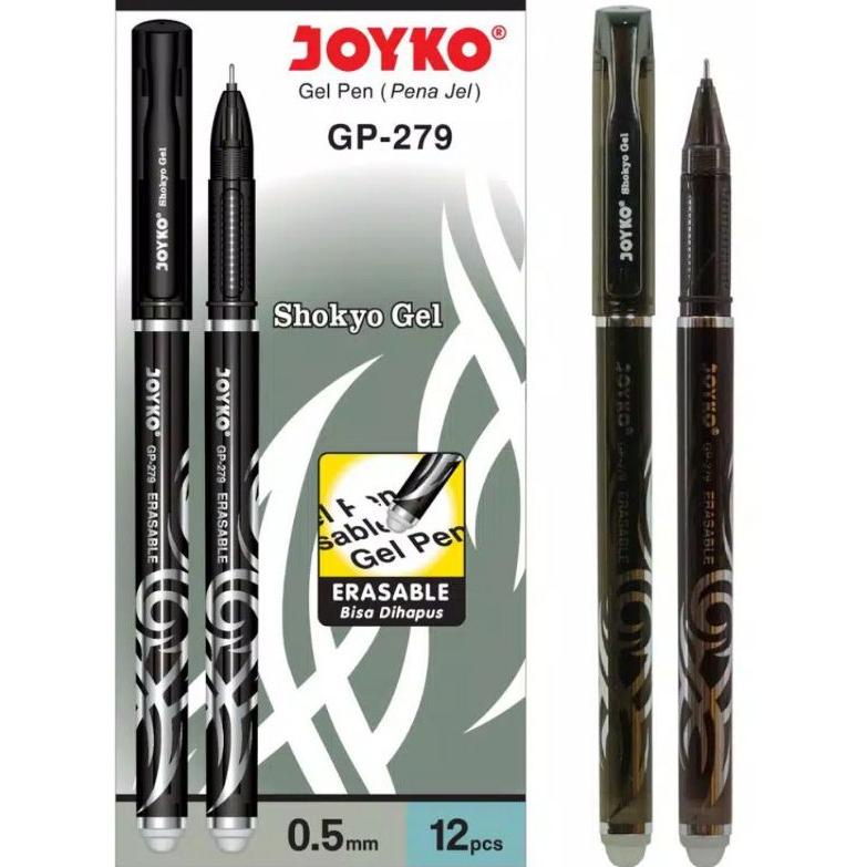 

[PROMO B0Z96] Pulpen Joyko Gel Shokyo GP-279 Bisa Dihapus (1 Lusin) Ready