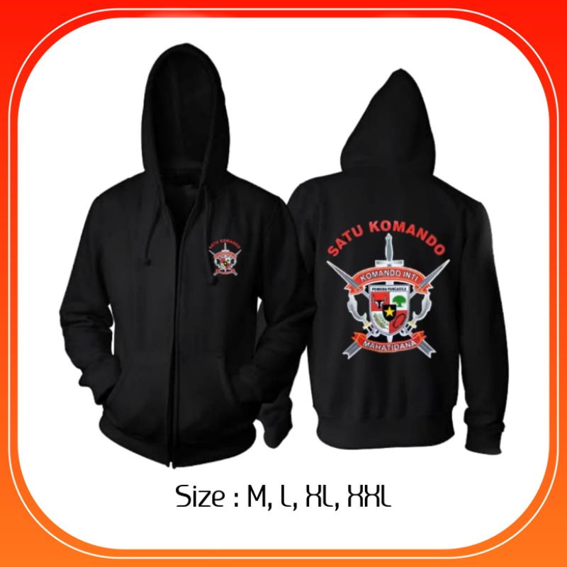 JAKET ZIPPER SATU KOMANDO INTI