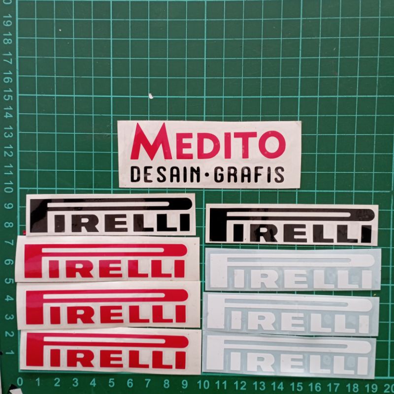 Sticker Cutting Pirelli