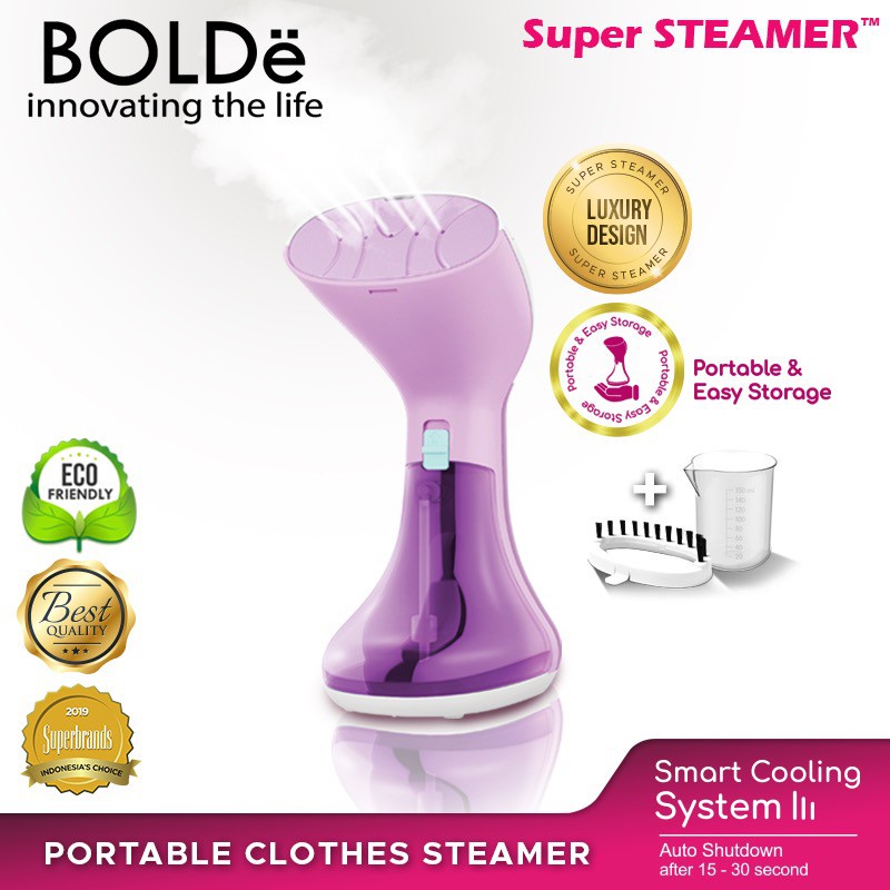 Setrika Uap BOLDe Super Steamer LAVIOLA Gosokan Baju Uap  BOLDe Super Steamer Laviola