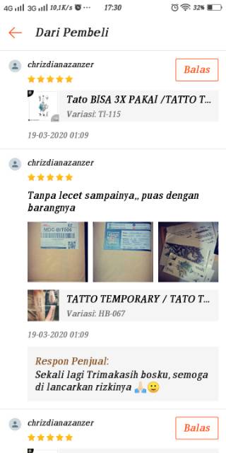 TATTO TEMPORARY/TATO TEMPORER/STIKER TATO/TATTO TEMPORER/TATO KULIT⚠️STOCK TERBATAS