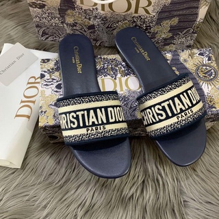 dior flat slippers