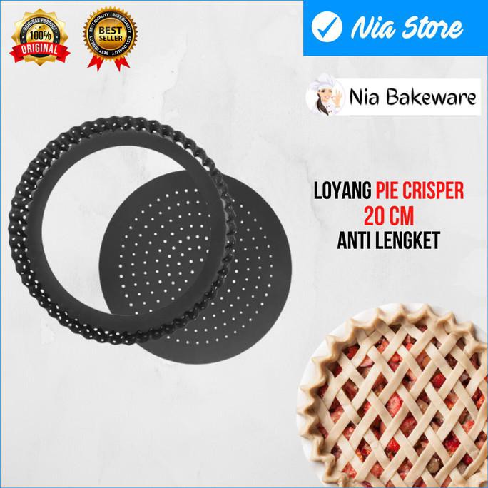 

Loyang Pie Pan Crisper / Tart 20 Cm Bongkar Pasang Anti Lengket Promo Hari Ini