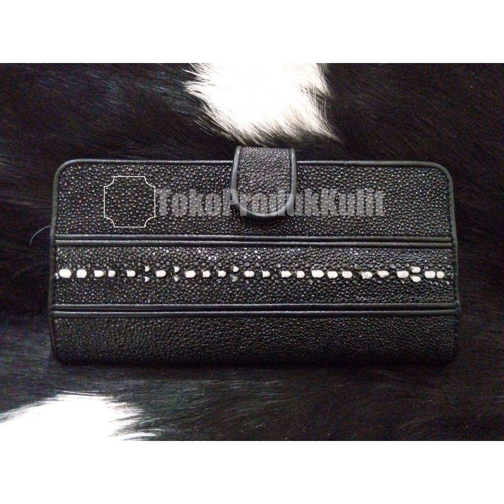 DOMPET / DOMPET KULIT / DOMPET PANJANG / DOMPET KULIT PARI / DOMPET PANJANG / PARI / MOTIF DURI