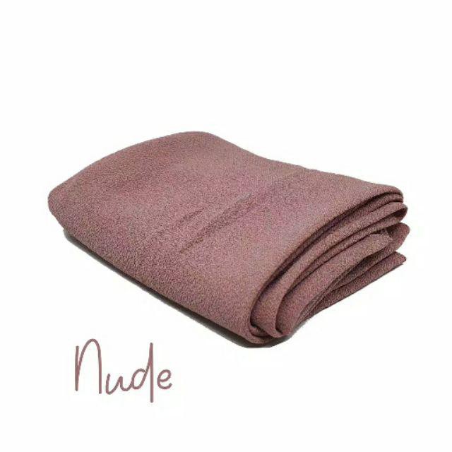 (200cmx75cm) Jilbab pashmina jumbo diamond premium / pashmina syari diamond / jilbab cantik panjang-nude