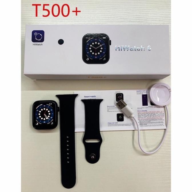 Smartwatch T500+ Jam Tangan Smartwatch Layar Sentuh Hiwatch Series 6 - Pink