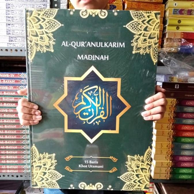 

Alquran samsia ukuran jumbo besar madinah 15baris cocok untuk lansia Star Seller Termurah