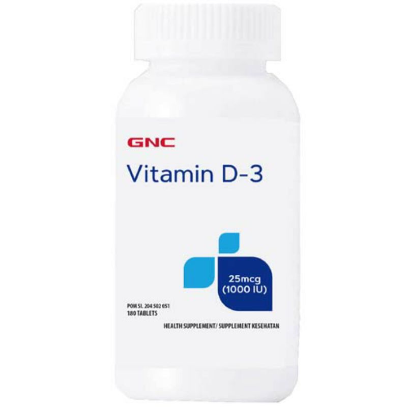 GNC Vitamin D-3 1000 - 180 Tablet
