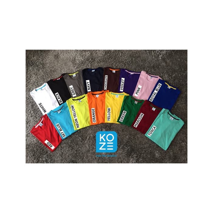 BAJU KAOS KEMEJA POLOS KOZE 30s