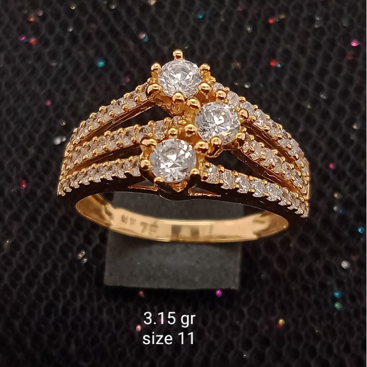 Cincin Emas 17K - 3.15 gr Kadar 750 - 1140