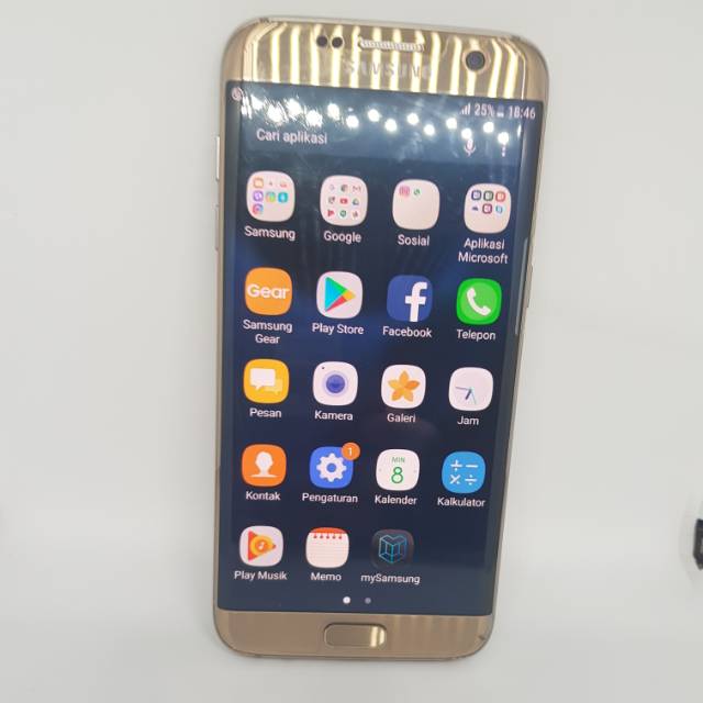 Samsung S7 Edge dual sim 32gb ex resmi Indo SEIN  MULUS FULLSET ORI
