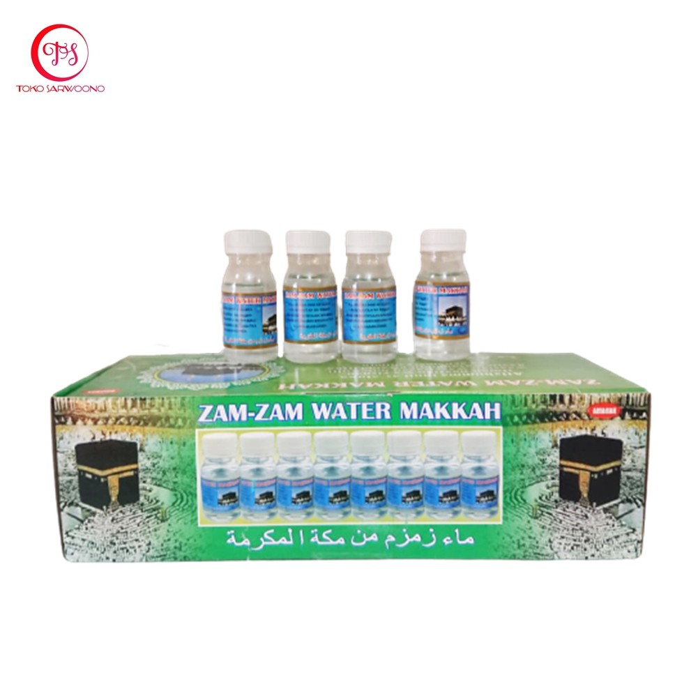 Air Zamzam 80 ml Kemasan botol - Zam zam Water Makkah