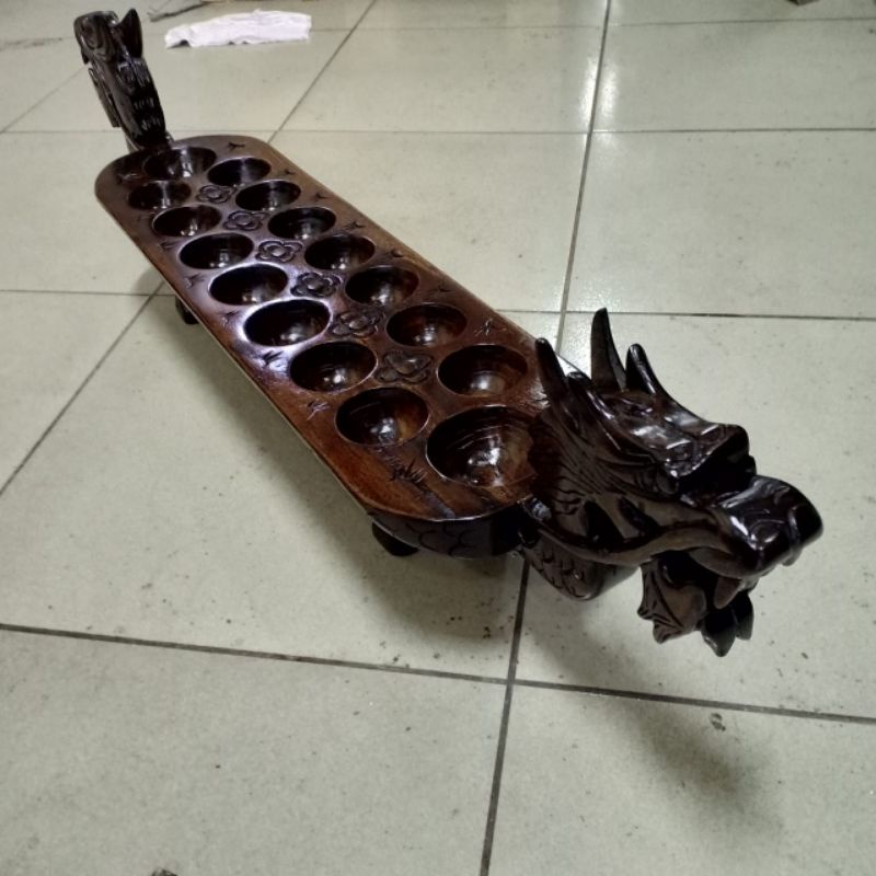 Congklak kayu jati 001