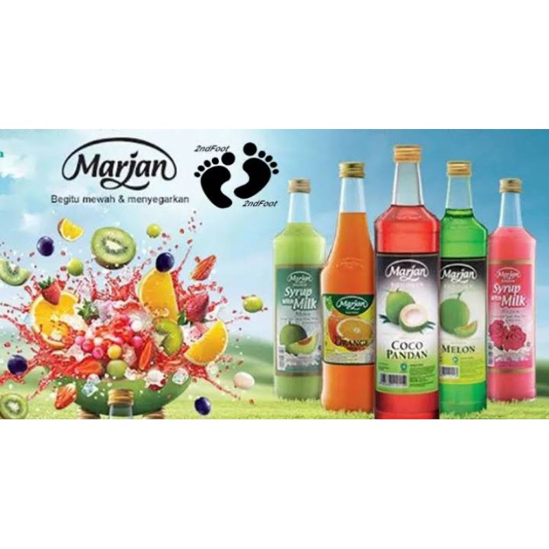 

Sirup Marjan Cocopandan 460 ml, harga 4 pcs.