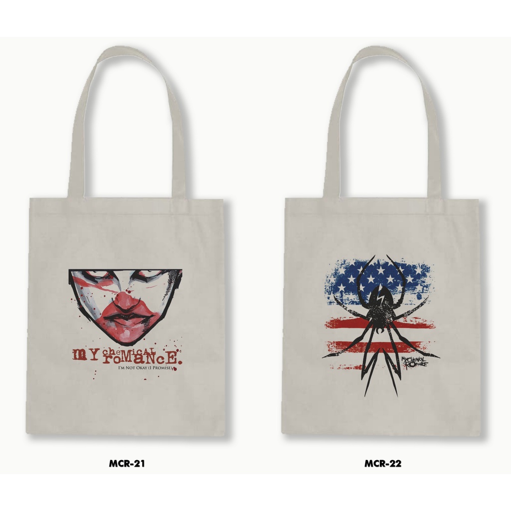 TOTE BAG BLACU - MY CHEMICAL ROMANCE 02