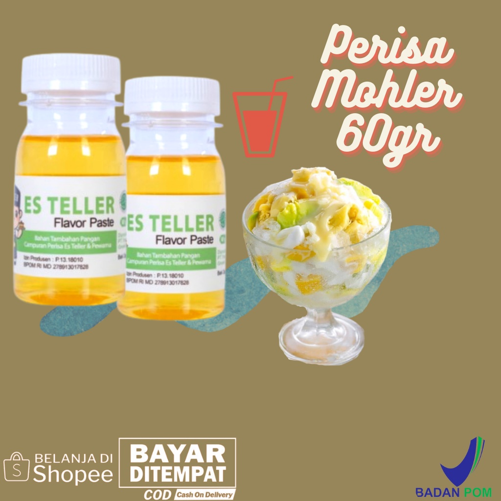 

⚡COD⚡ Perisa Pasta Mohler ES Teller / PERISA MINUMAN COCOK UNTUK BUKA PUASA / MOHLER Pasta perisa pewarna ES TELLER 60gr
