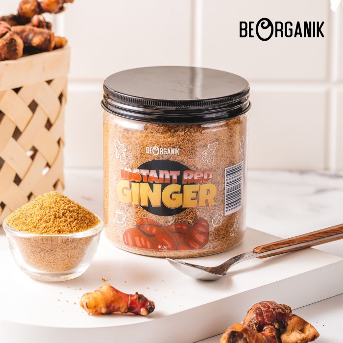 

Beorganic Instant Red Ginger / Jahe Merah Instan 50gr - Toples 400gr