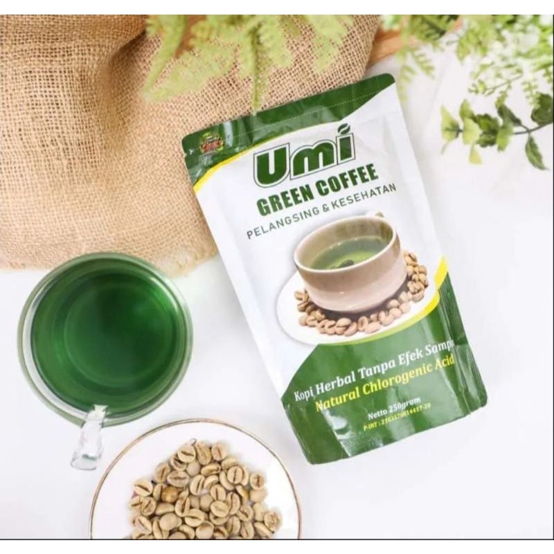 biji kopi diet UGC | UMI GREEN COFFEE 250gr - kopi hijau diet - biji kopi - kopi diet