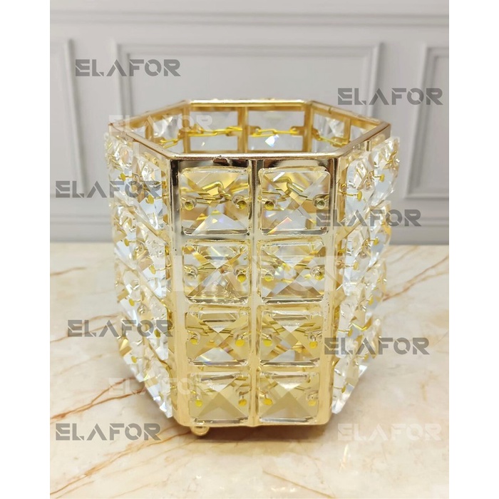 

Gilaa!!! Tempat Make Up Kristal / Tempat Pensil / Swarovski / Tempat Brush - 2 Hemat