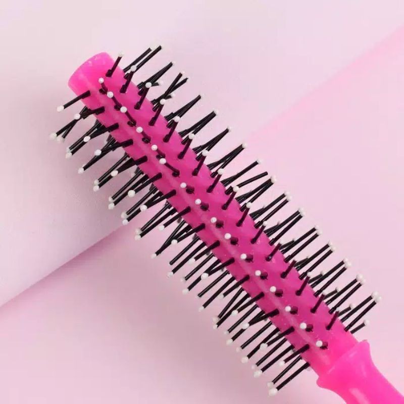 Sisir  Blow Rambut Gulung Bintik Warna  / Sisir Blow / Sisir Roll / Sisir Gulung Murah