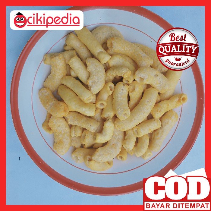 

MAKARONI JAGUNG MANIS 150 GRAM CEMILAN / SNACK / MAKANAN RINGAN ENAK LEZAT - CIKIPEDIA