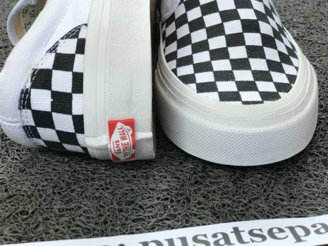Vans Slip On Mono Checkerboard Black White