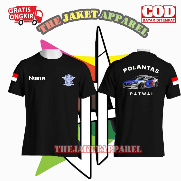 kaos lengan pendek POLANTAS PATWAL / Baju Atasan POLANTAS
