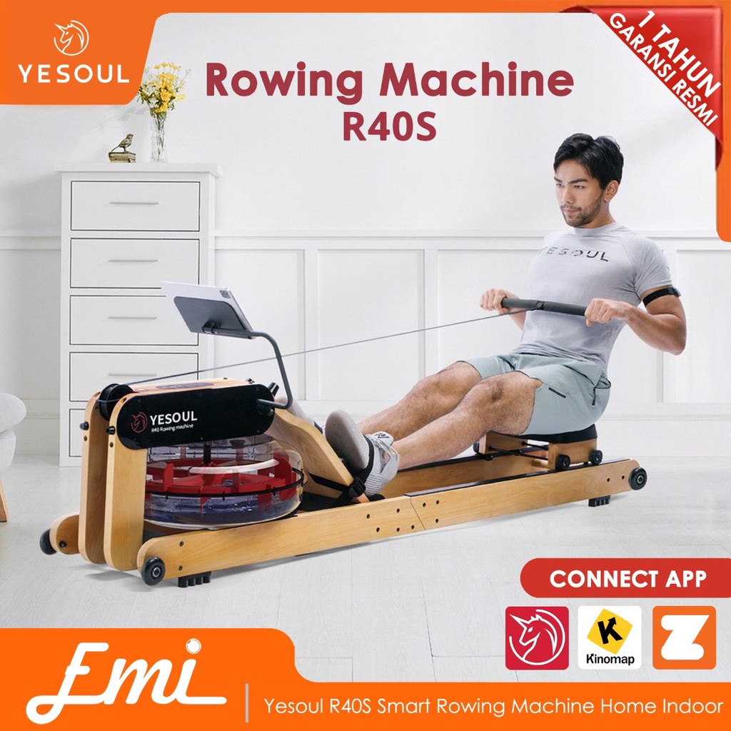 Yesoul R40S Smart Rowing Machine Home Indoor Alat Gym Fitness Foldable