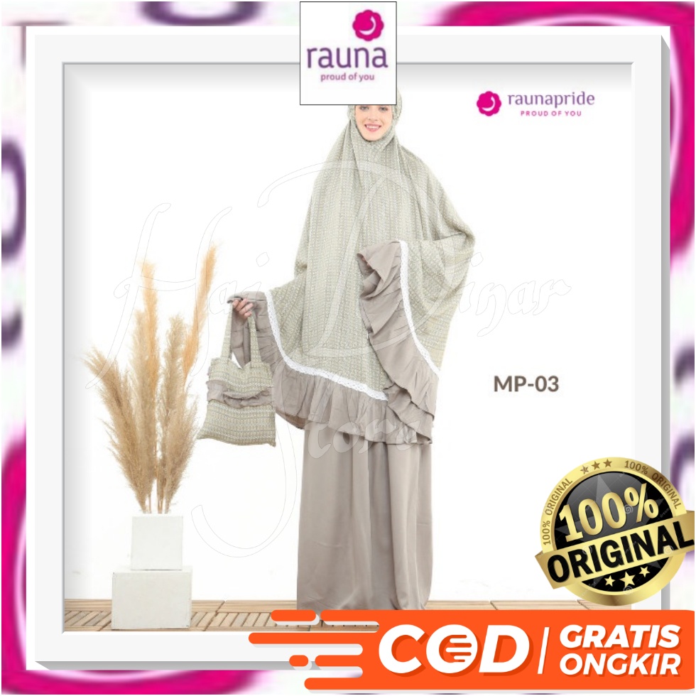 [Terbaru] Rauna Mukena Rauna Premium 03 XL Ready