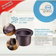 Little Giant LG 1808 Violet Sand Crockery Cooker 0.8L