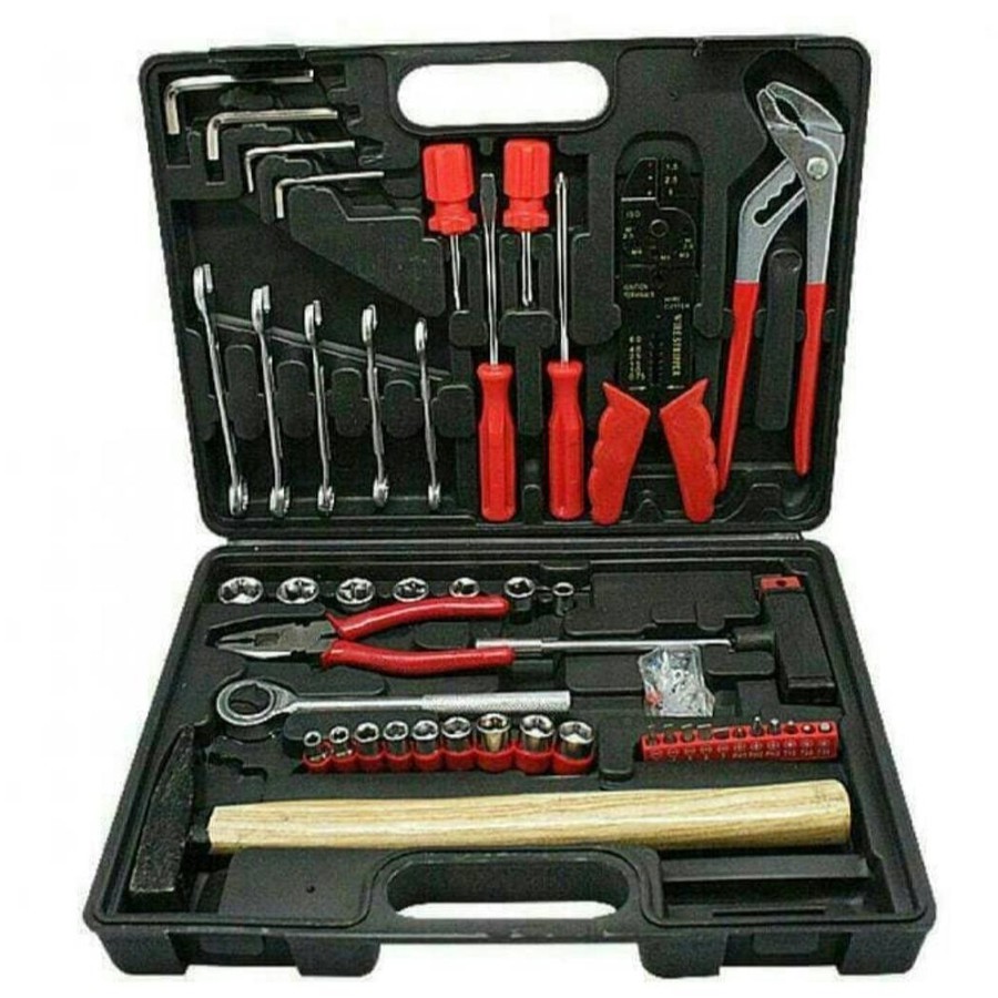 Kenmaster , Kunci set , Tool Kit 100 PCS , N2 , Alat Petukangan ,