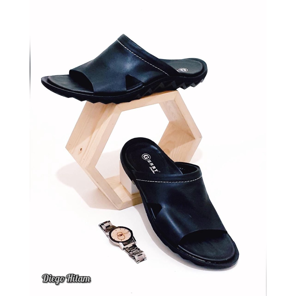 Sandal Cowo Kulit