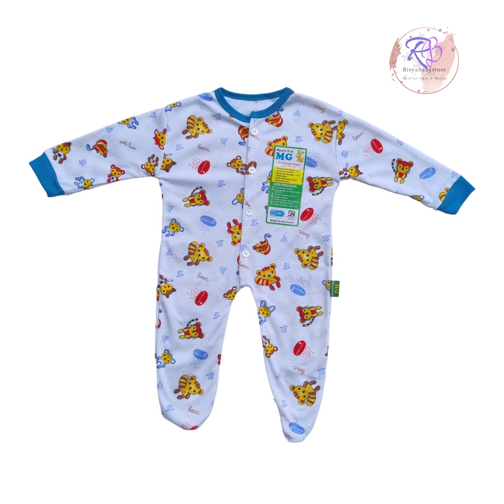 Sleepsuit bayi newborn fullprint 1pcs / sleepsuit Momgift katun double bayi baru lahir