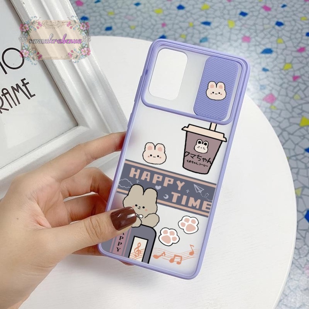 SS113 SOFTCASE SLIDE HAPPY TIME OPPO A15 A15S A37 NEO 9 A39 A57 A9 A5 A52 A92 A53 A33 A55 A54 A16 A31 A8 A3S A1K A5S F9 A7 A12 A11K F1S A59 SB4330