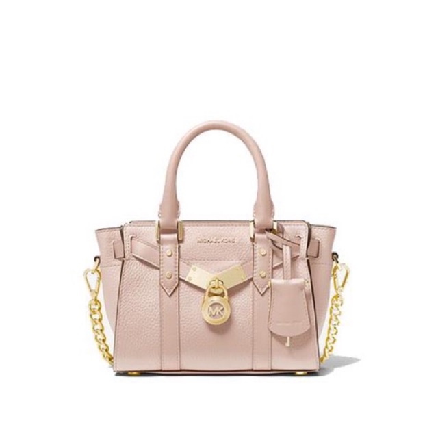 michael kors mk nouveau hamilton extra small XS soft pink carine