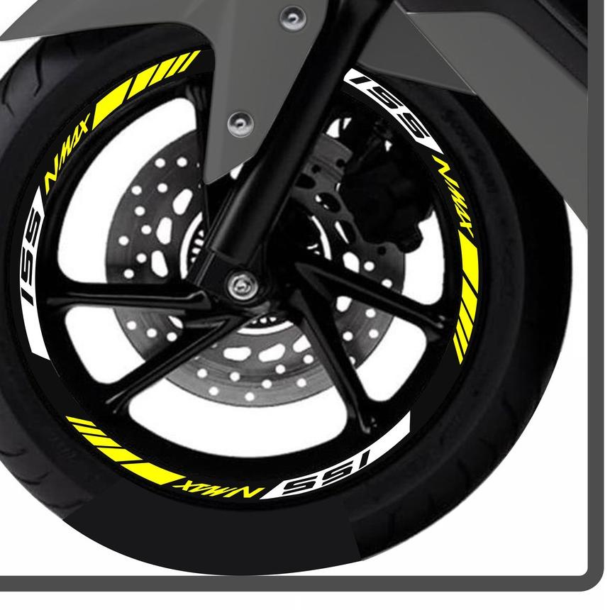 ➦ stiker pelek NMAX sticker velk NMAX VARIASI LIS VELEK MODIFIKASI PELEK MOTOR VARIASI ❋