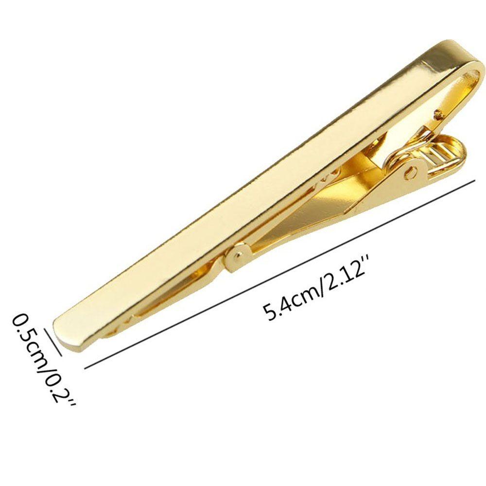 Needway   Metal Tie Clip Pin Fashion New Arrival Perak Emas Kencang Praktis Klip Jas Sederhana