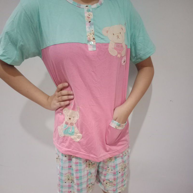 Baju Tidur Lengan pendek merk Anne Claire