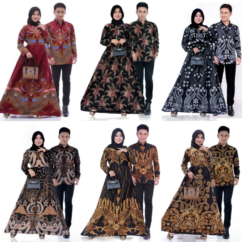 Maura Couple - Batik couple, Batik Pria, Gamis, Batik Keluarga, Bisa Cod