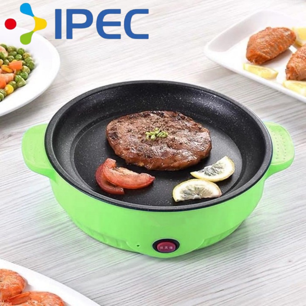 Panci elektrik Korean Pan Fried 22 CM Panci BBQ MULTIFUNGSI Listrik Panci Elektrik BBQ Multifungsi / Panci Travel 8322