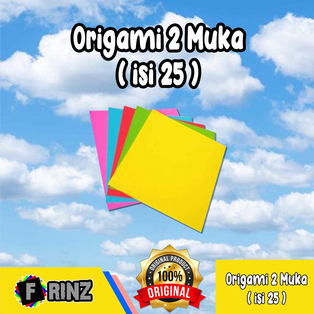 

ATK ~ Origami 2 Muka ( isi 20 ) / Origami Bolak Balik