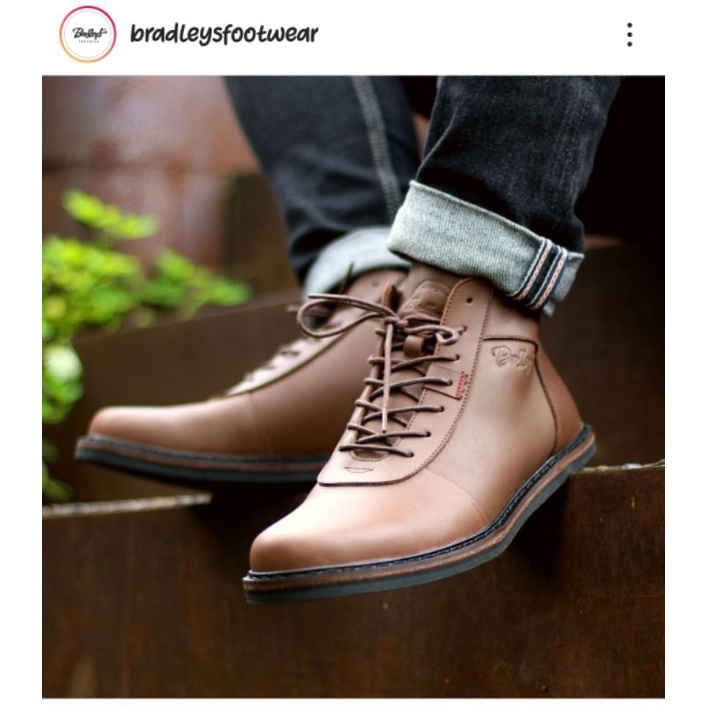 sepatu pria sepatu kulit asli Sepatu boots bradleys erudhite ORIgiNAL